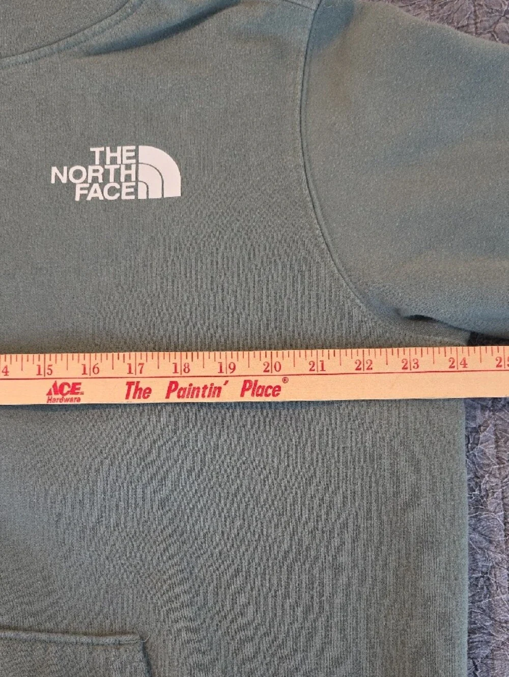The North Face Men's Hooded Sweatshirt in Slate Green